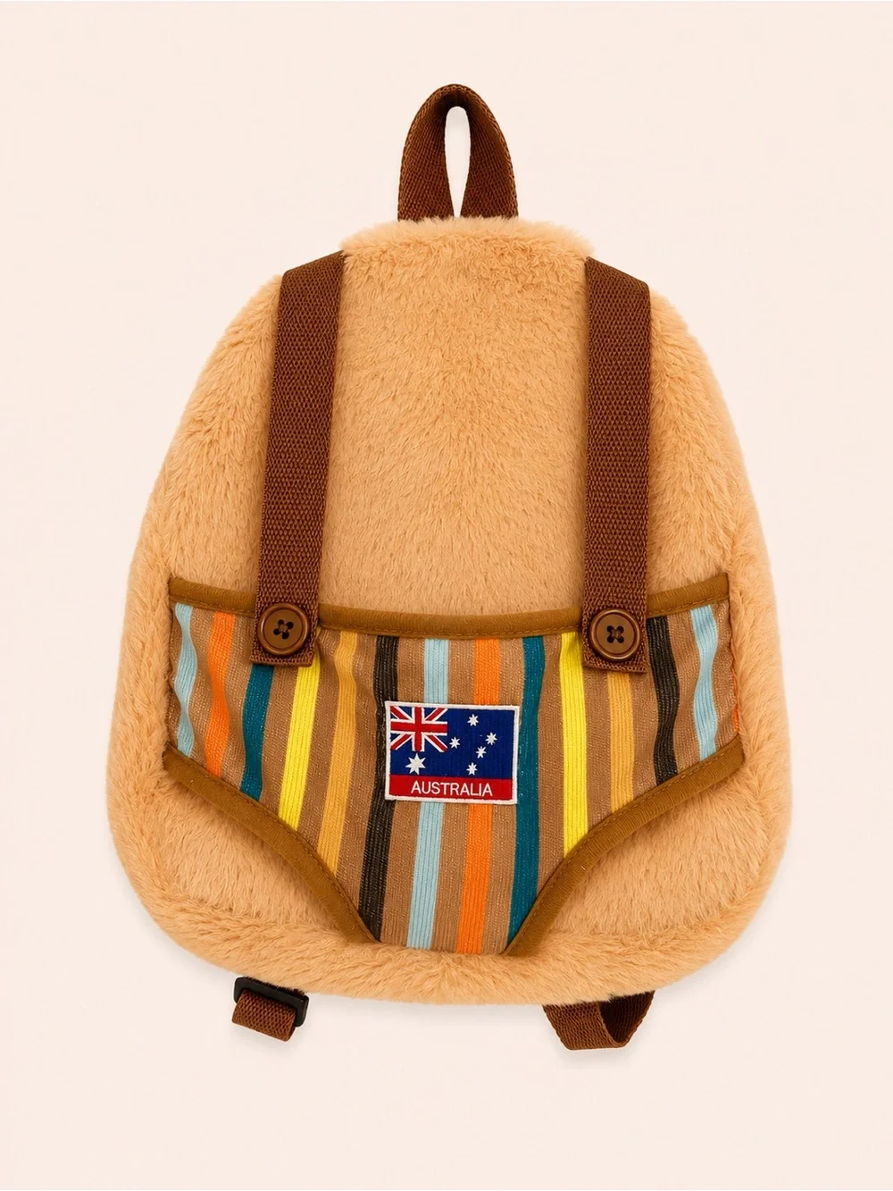 Australian Souvenir Animal Kid Backpack Shoulder Bag. Soft plush toddler bag
